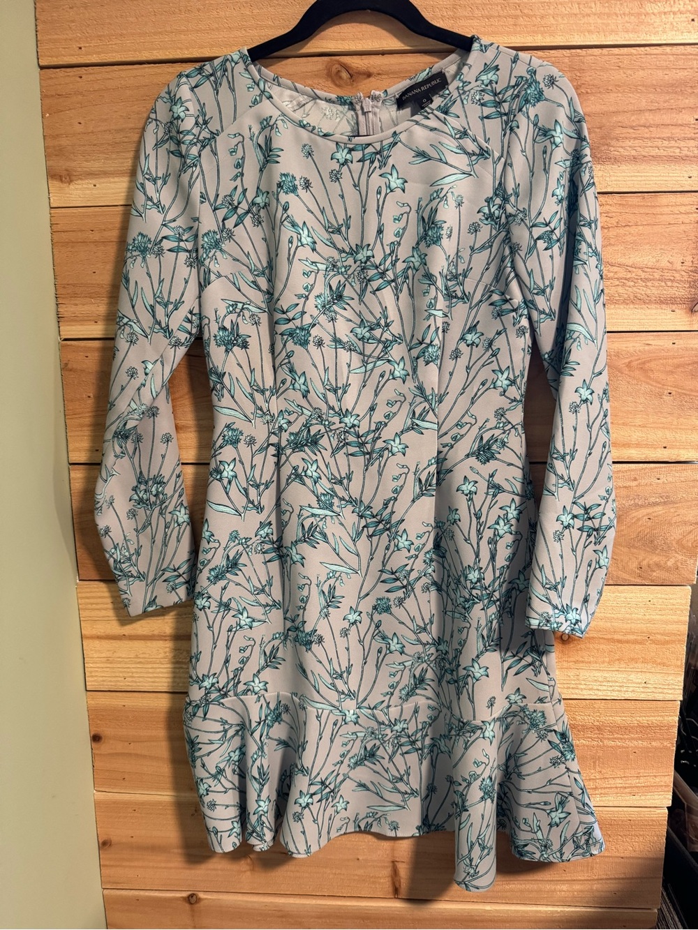Floral Long Sleeve Mini Dress Fit & Flare Cottagecore